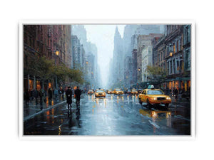 New York street Framed Print