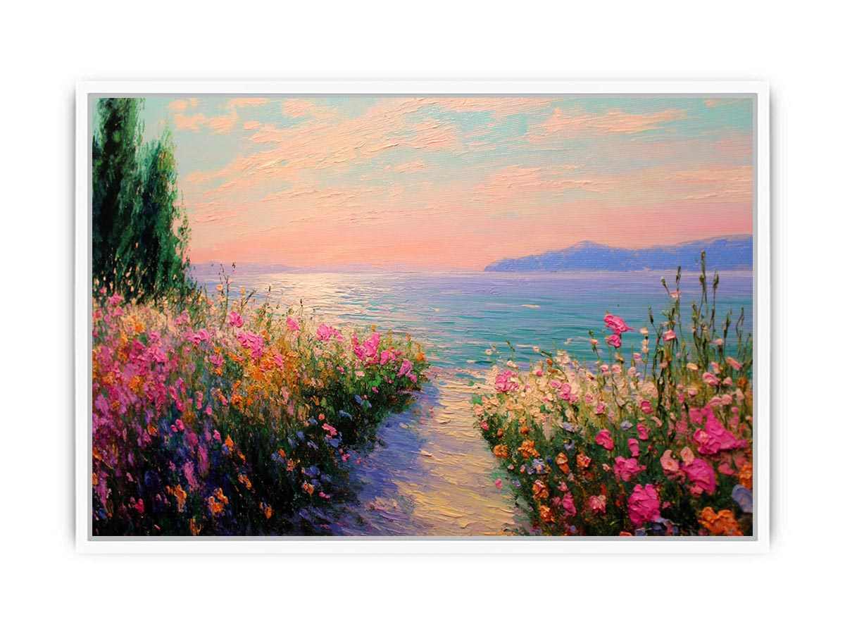 Tranquil Coast Framed Print