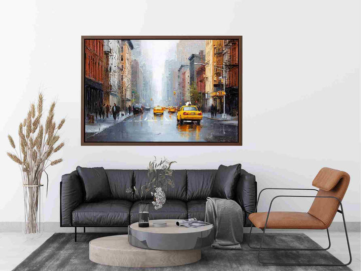 New York Taxi Painting