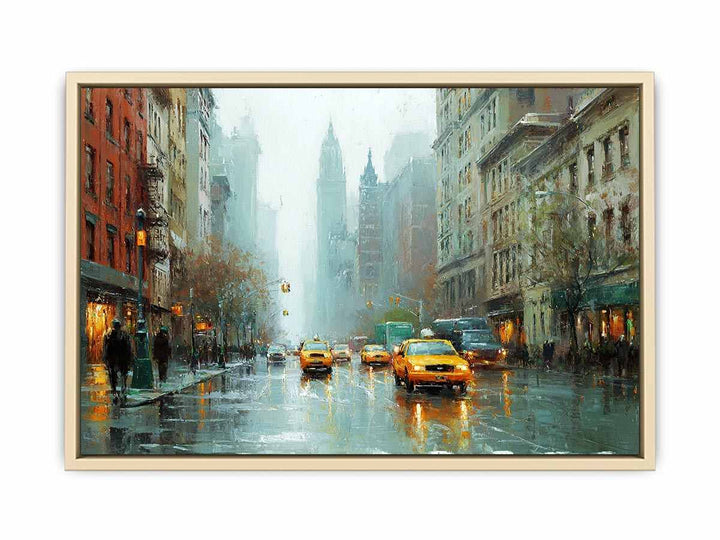 New York Street  Art Print