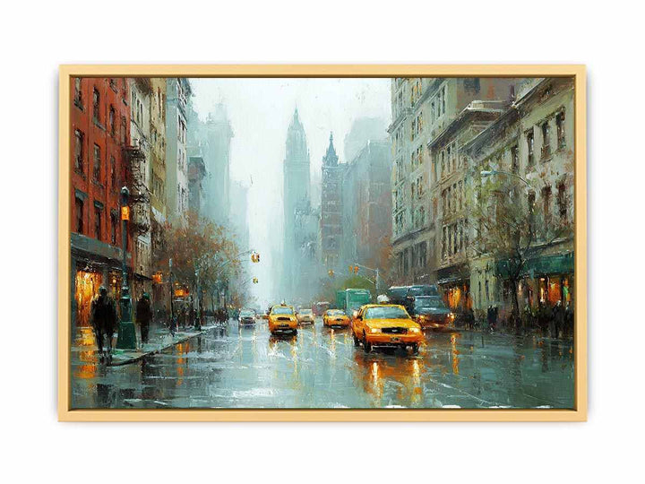 New York Street Streched canvas
