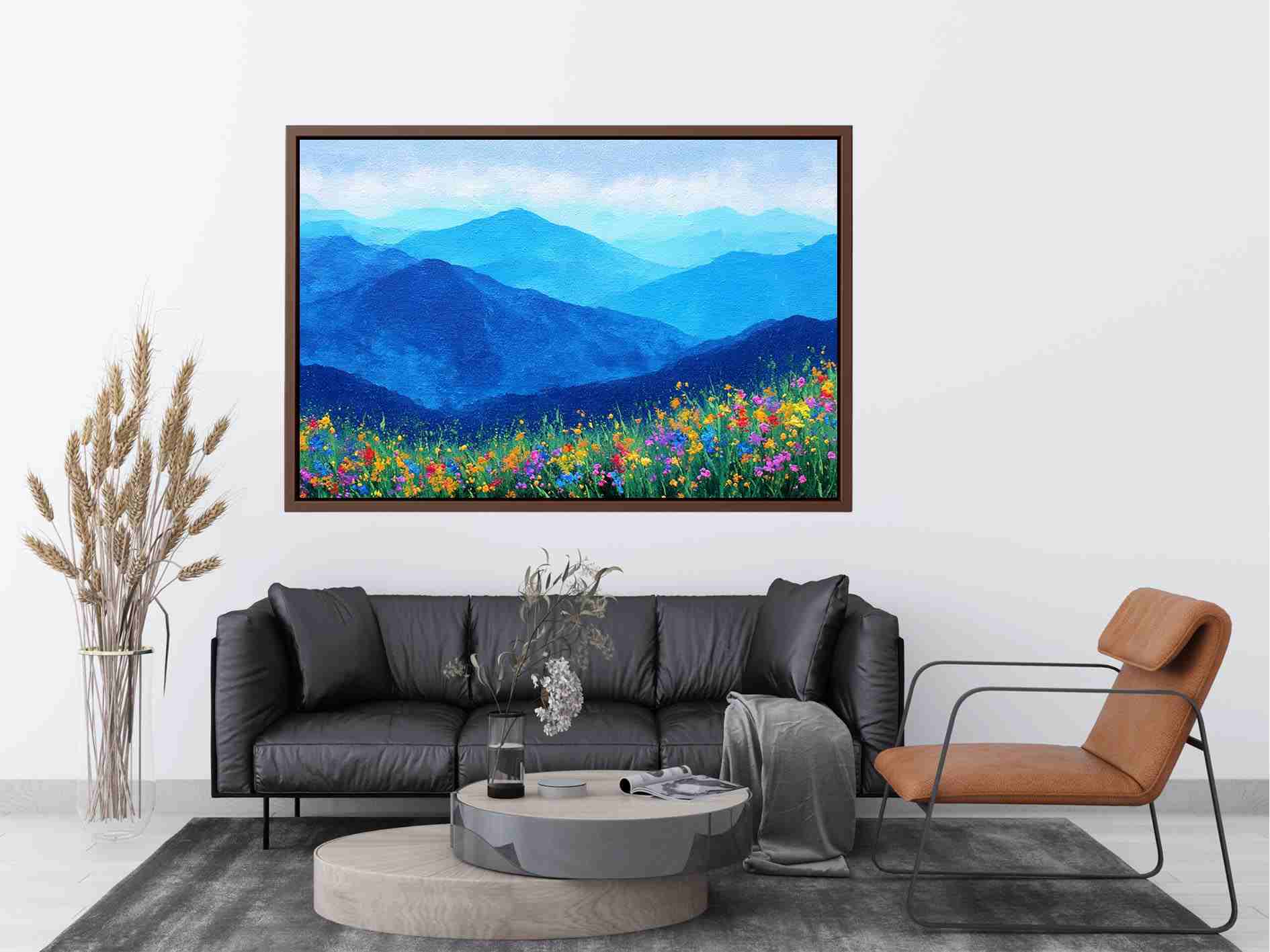 Blue Ridge Blossoms Painting