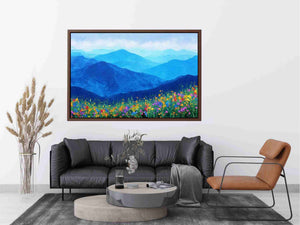 Blue Ridge Blossoms Painting