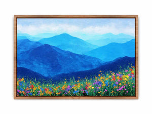 Blue Ridge Blossoms Poster