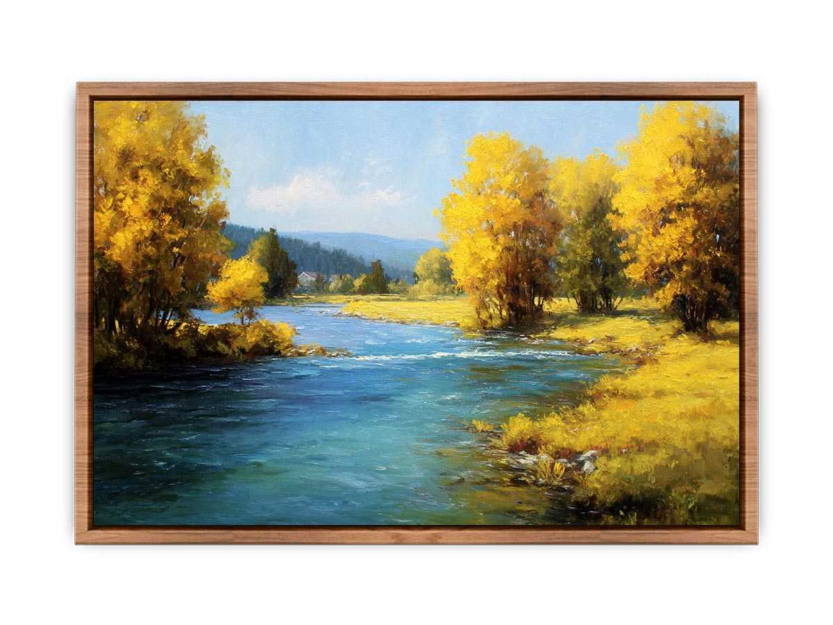 Yellow Trees Poster