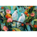 Cockatoos on eucalyptus