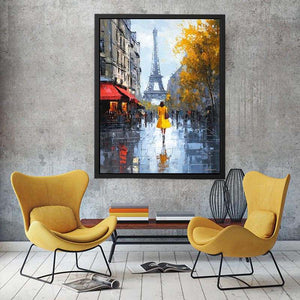 Elegant Walk in Paris  Painting