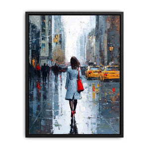 Red Purse Glamour  Canvas Print