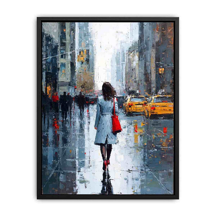 Red Purse Glamour  Canvas Print