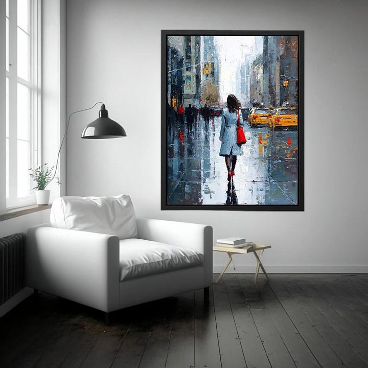 Red Purse Glamour Painting