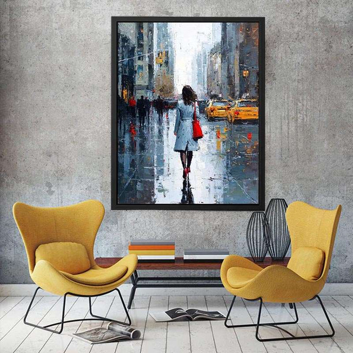 Red Purse Glamour Painting