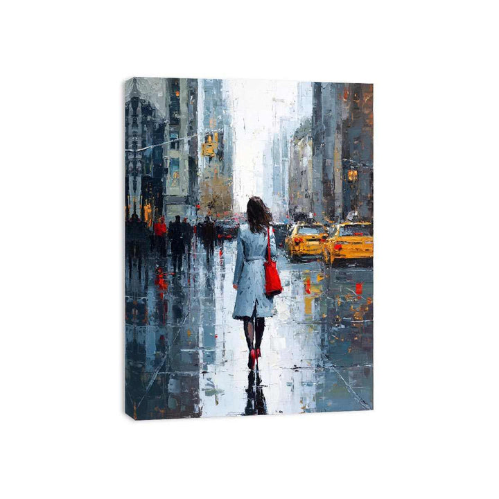 Red Purse Glamour Painting