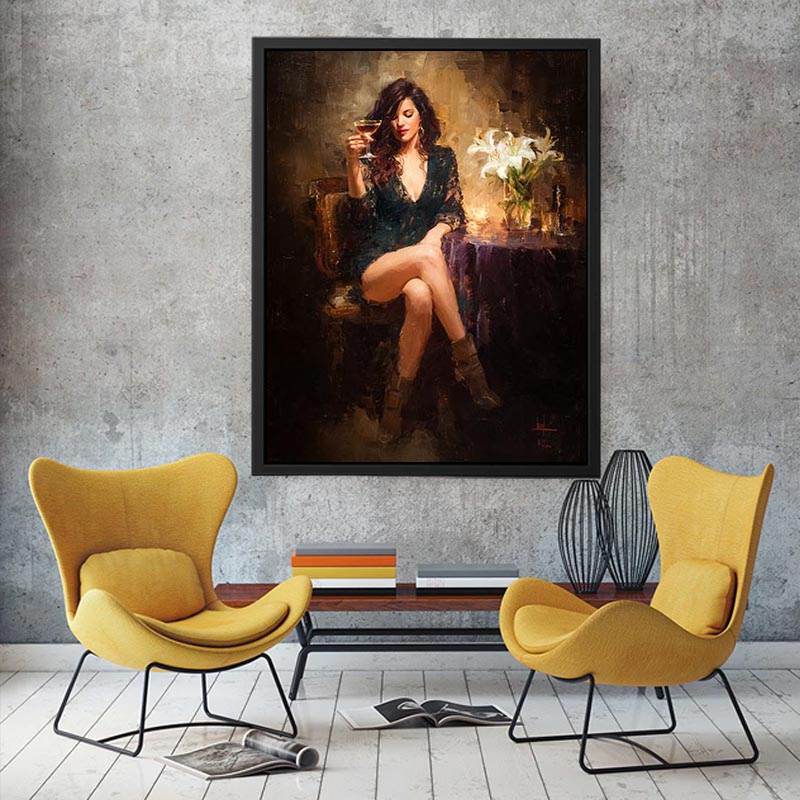 Wine & Elegance Canvas Print