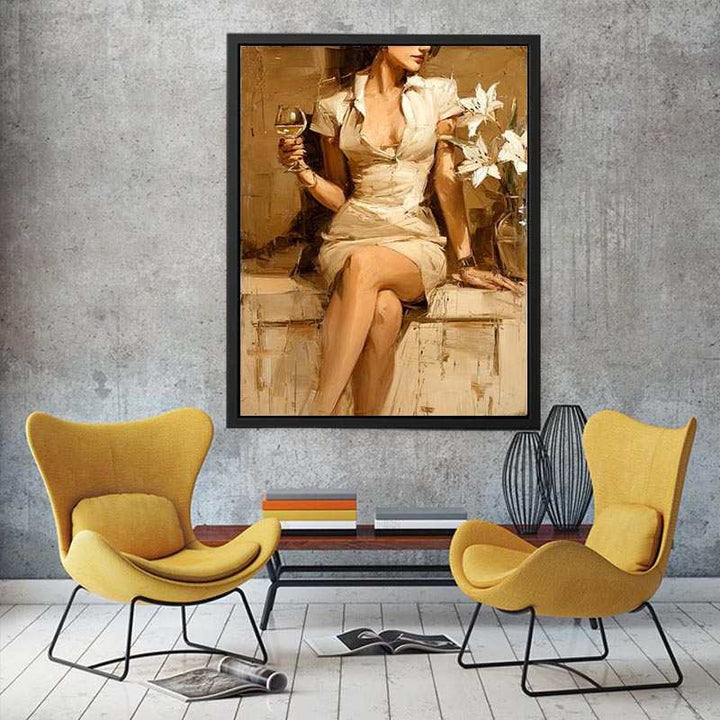 Scarlet Evening Canvas Print