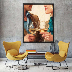 Passion & Wine Canvas Print