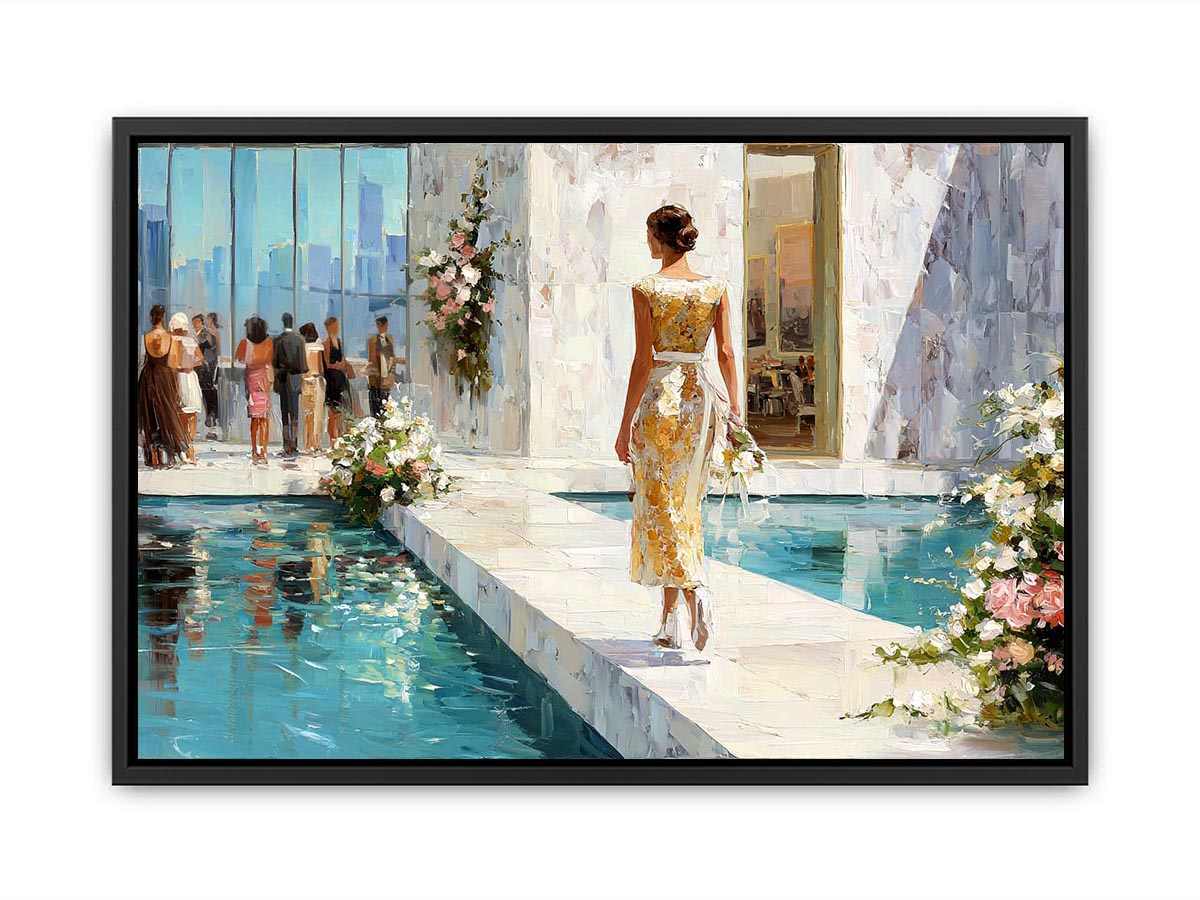 Elegant walk Poster