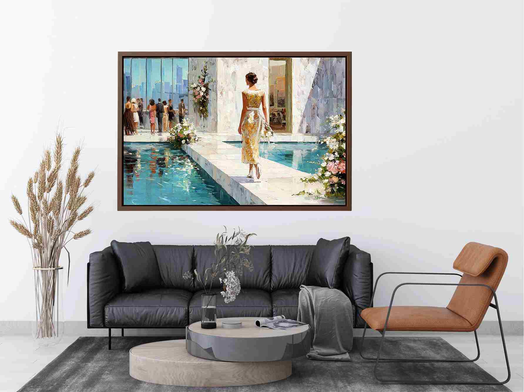 Elegant walk Painting 