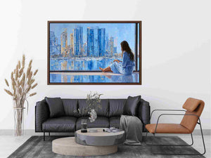 Window to the City Painting 