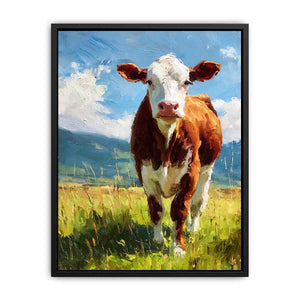 Cow Peaceful Graze  Poster