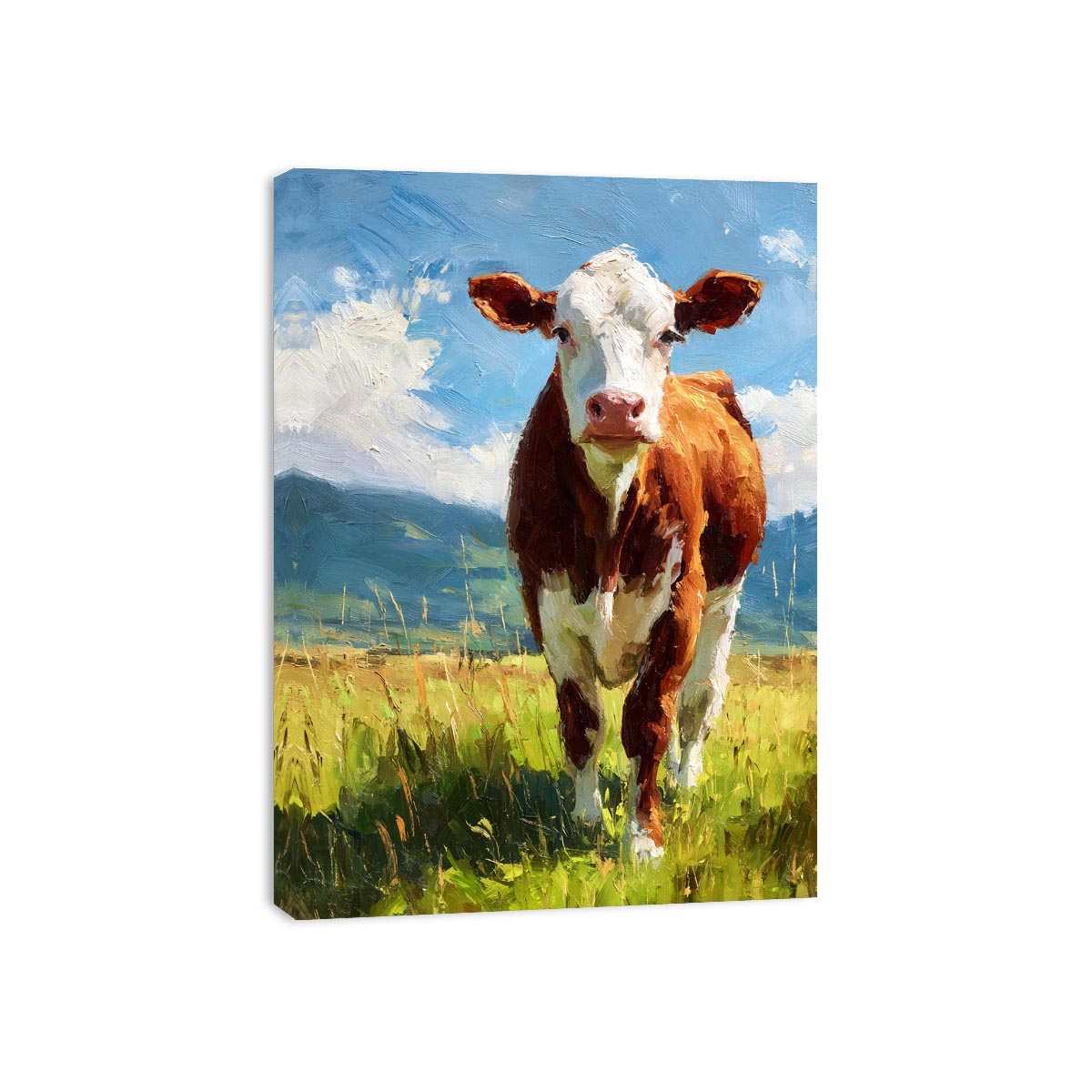 Cow Peaceful Graze  Framed Print