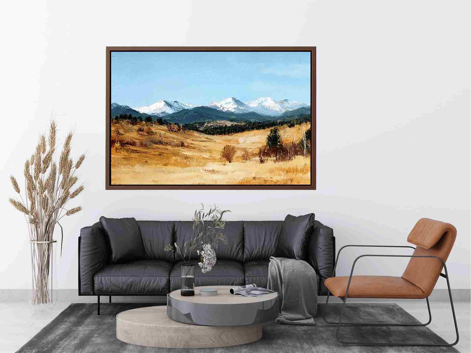 Colorodo Mountains Painting 