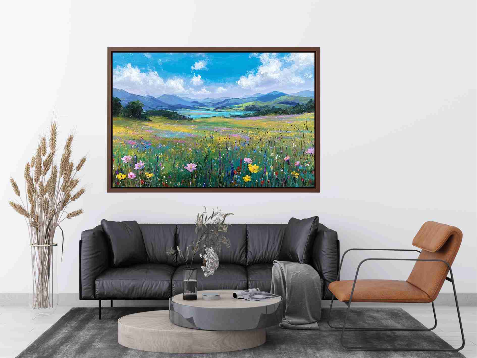 Emerald Horizon Painting 