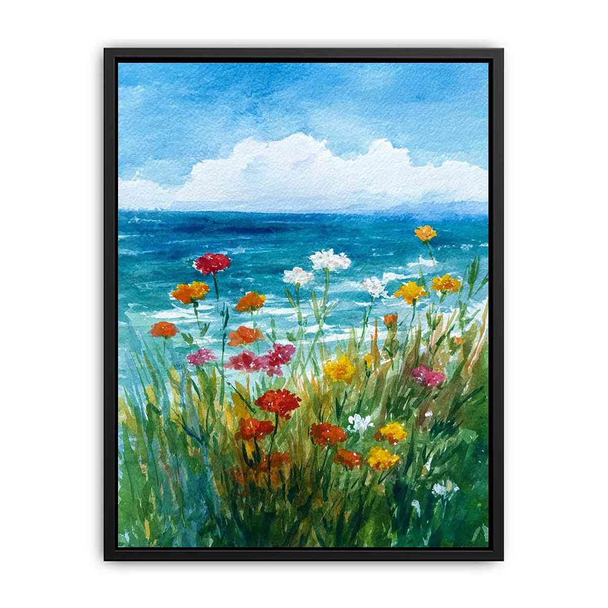 Coastal Blooms Poster
