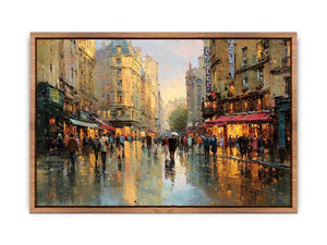 Illuminated Paris Poster