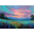 Vibrant Pastel Field