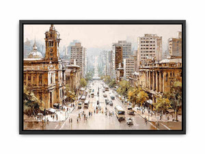 Vintage Brisbane Poster
