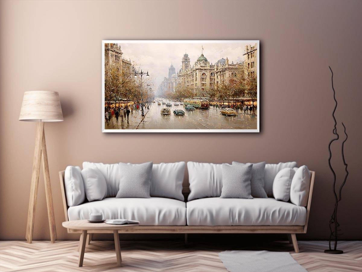 Vinatge Melbourne Canvas Print