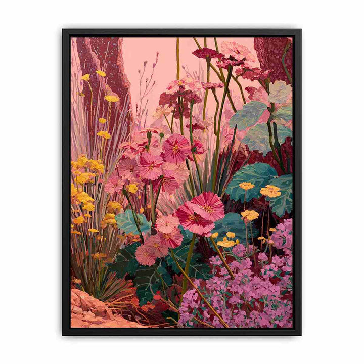Impressionist Wildflower Landscape Poster