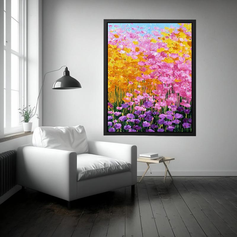 Blooming Abstraction Painting 
