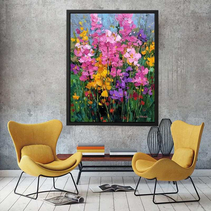 Wild flower Harmony Canvas Print