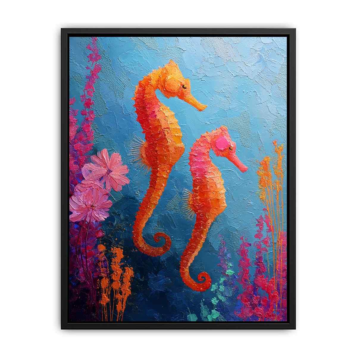 Seahorse Love Poster