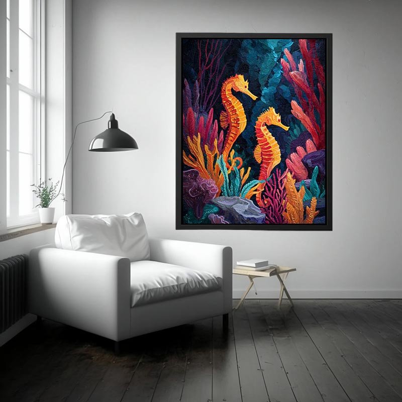 Seahorse Harmony Painting 