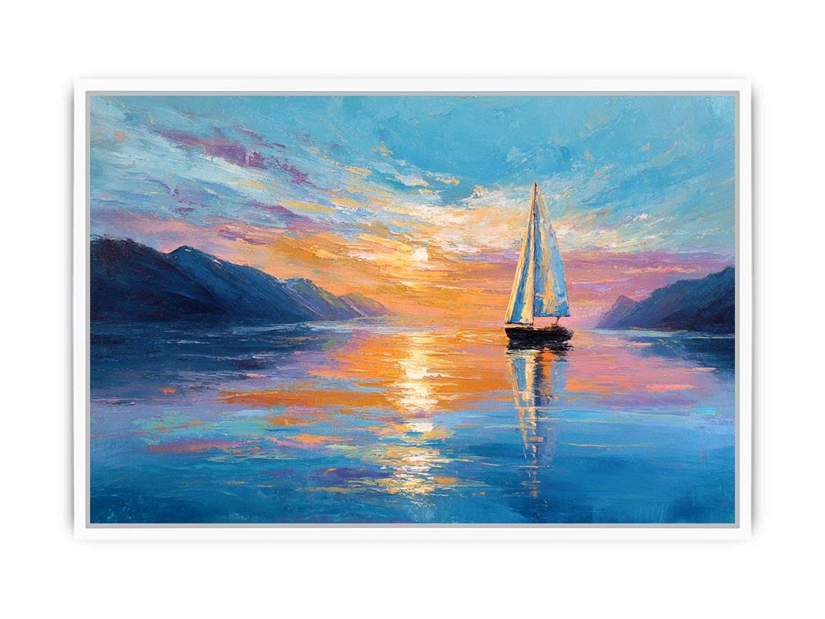 Classic Sailboat Framed Print