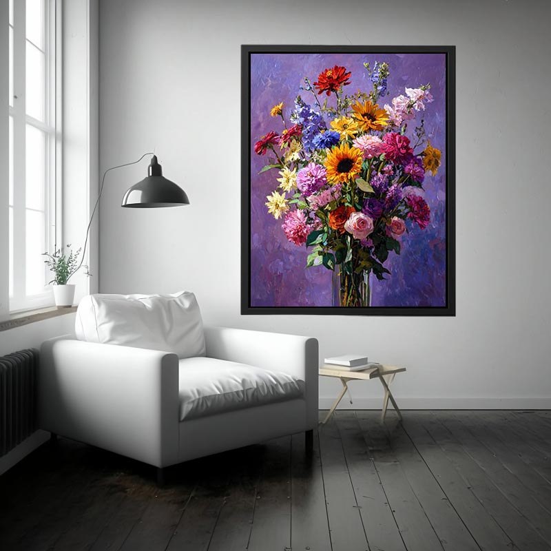 Wildflower Bouquet Painting 