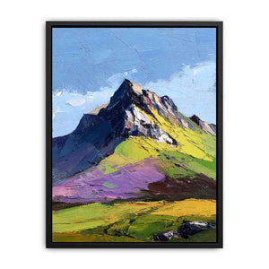 Abstract Mountain Horizon Poster
