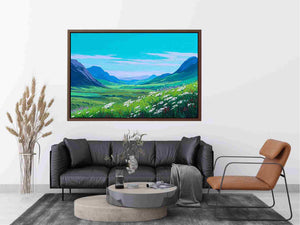Vibrant Natural Garden Painting 