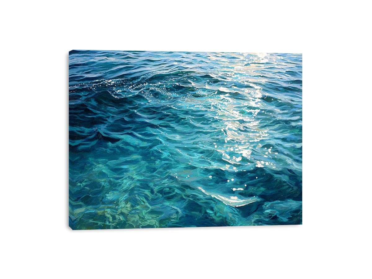 Ocean Motion Framed Print