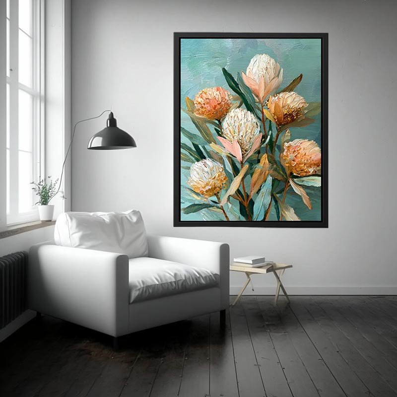Banksia Bloom Painting 