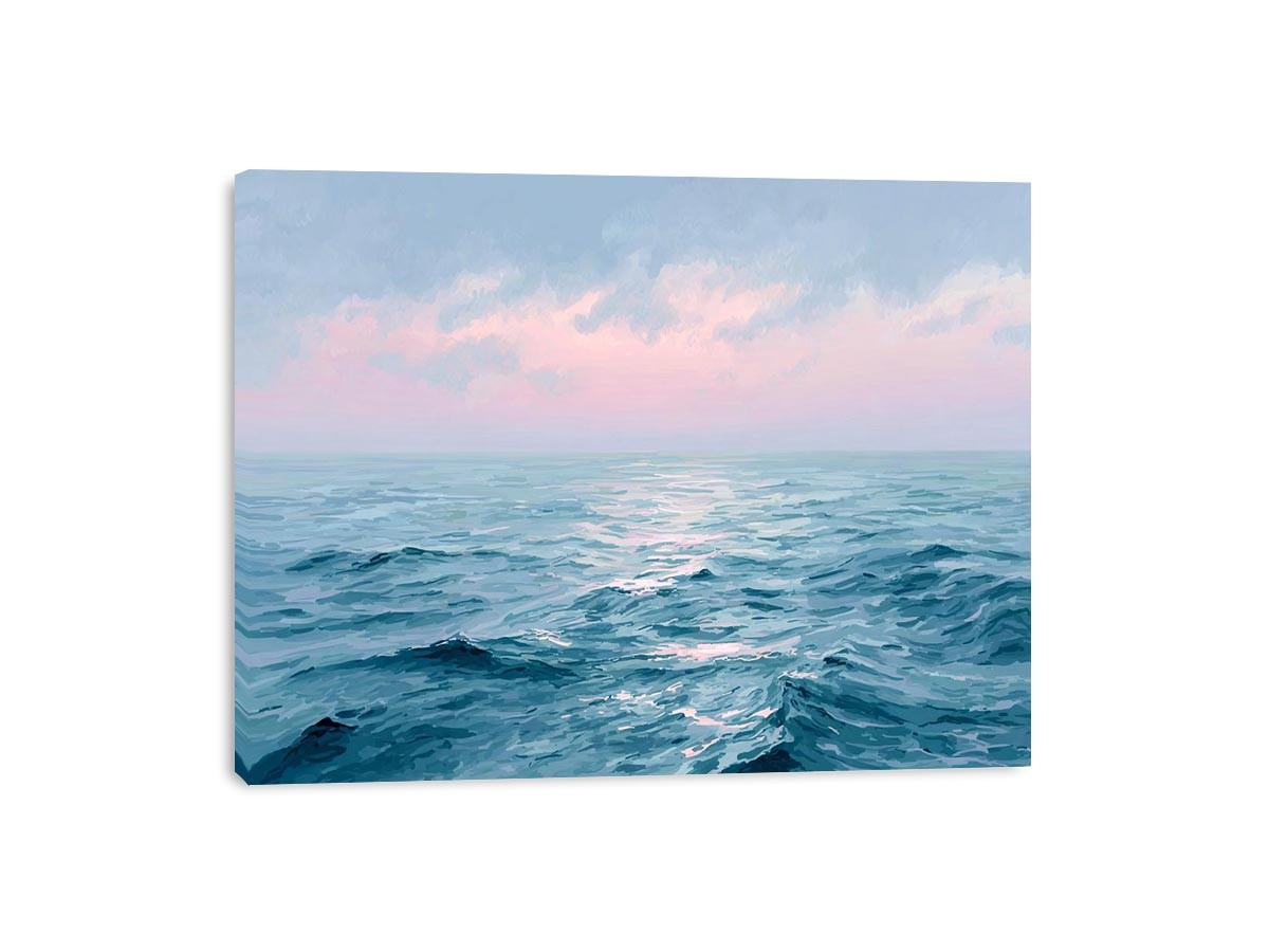 Endless Blue Framed Print