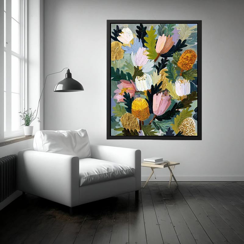 Wild Banksia Bouquet Painting 