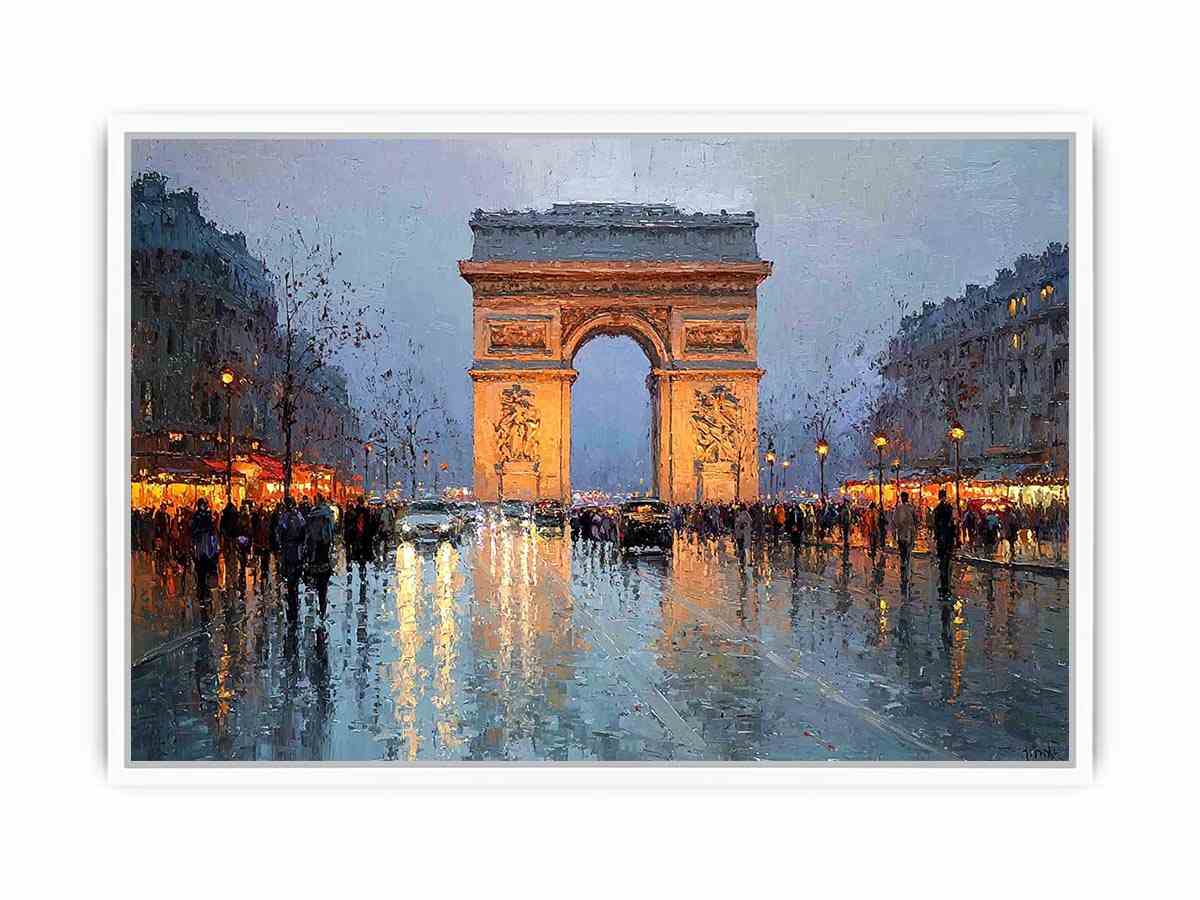  Arc De Triomphe Paris  Framed Print