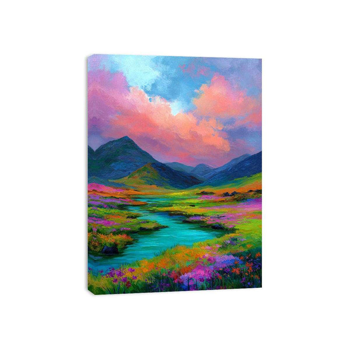 Irish pastel Countryside Framed Print