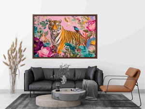 Tiger Jungle Harmony Painting 