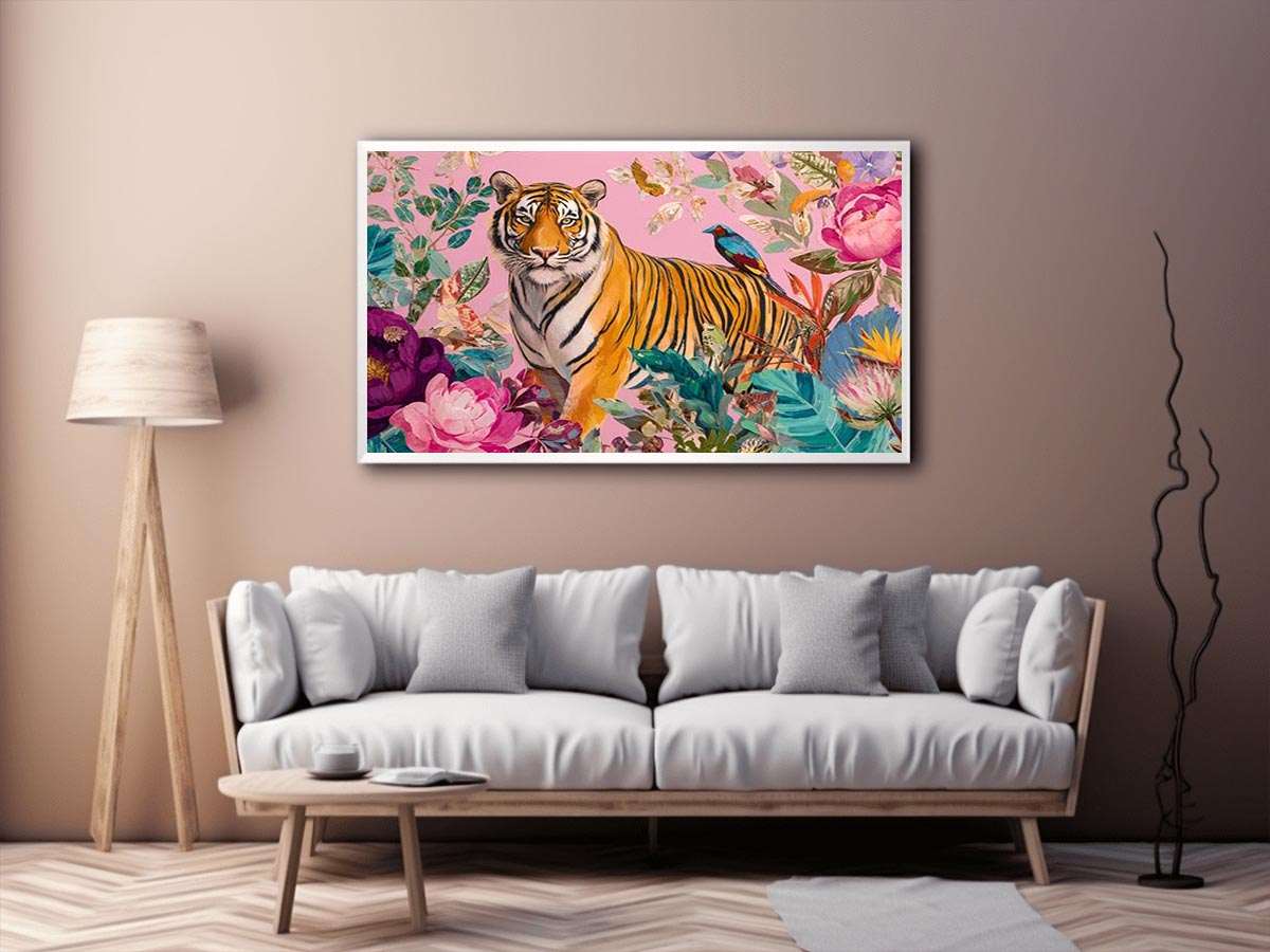 Tiger Jungle Harmony Canvas Print