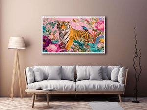 Tiger Jungle Harmony Canvas Print
