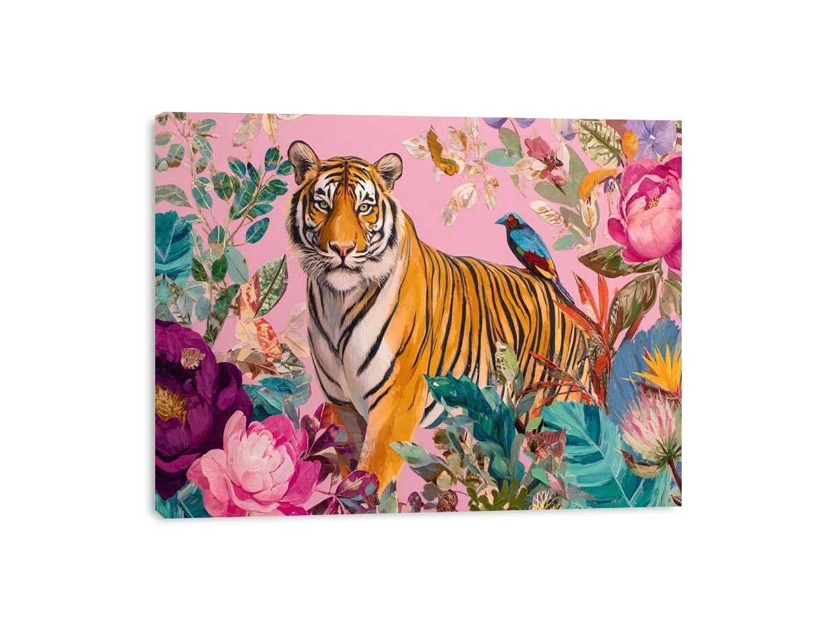 Tiger Jungle Harmony Framed Print